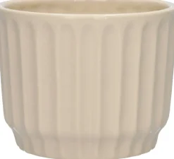 Duif bloempot op voet Vectra taupe D 8 H 7 cm