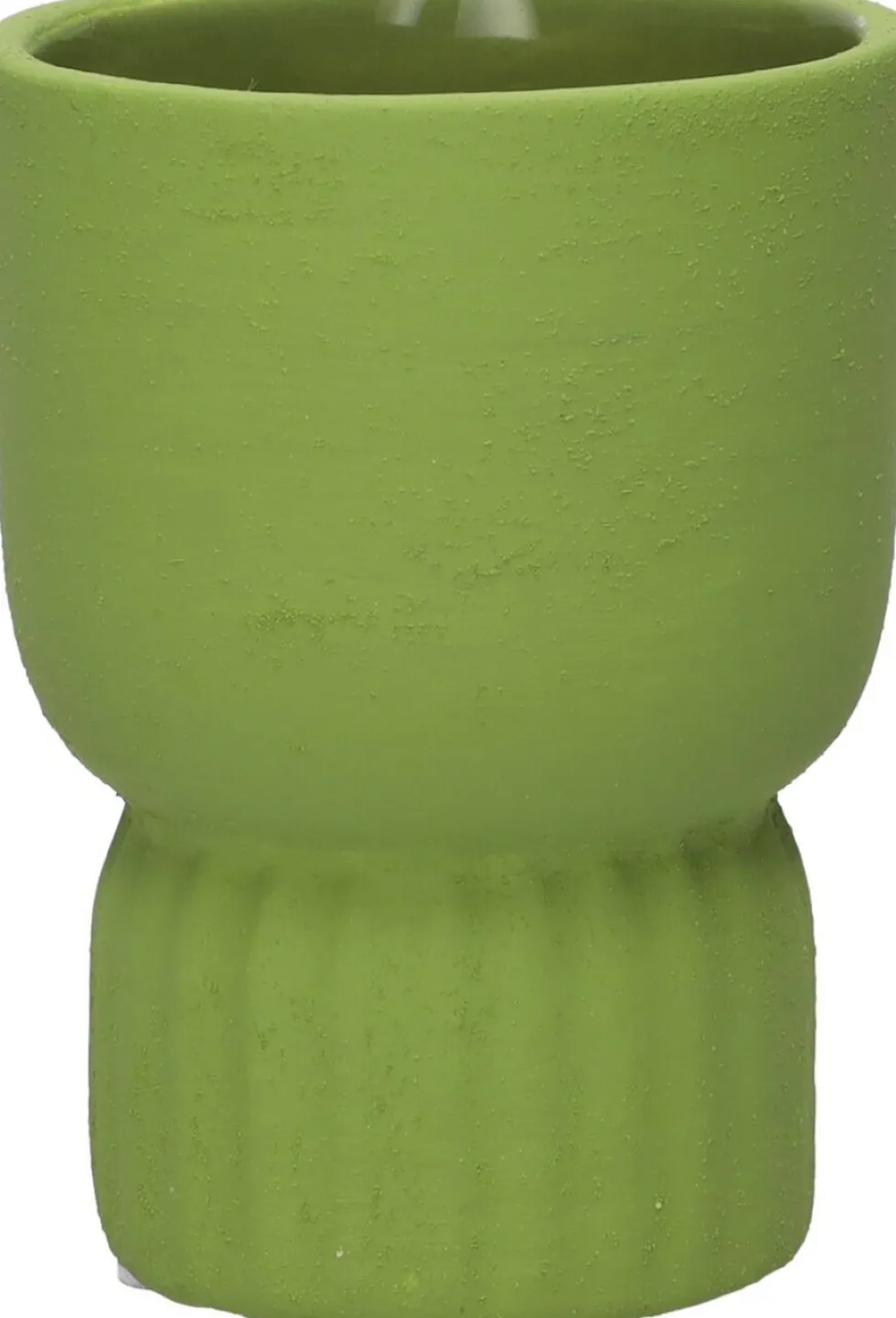 Duif bloempot op voet Ves groen D 7,5 H 10 cm