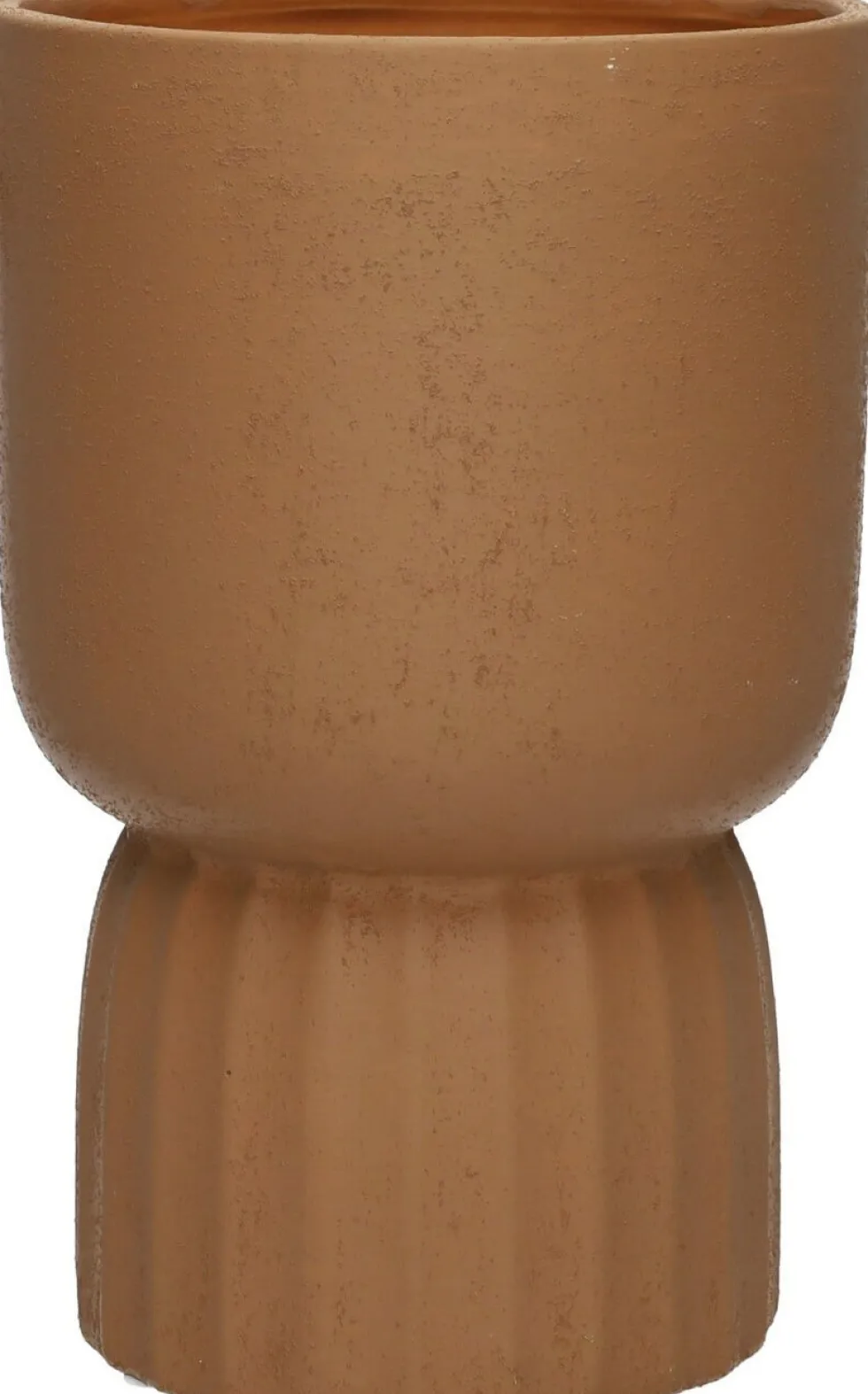 Duif bloempot op voet Ves terracotta D 13,3 H 20,5 cm