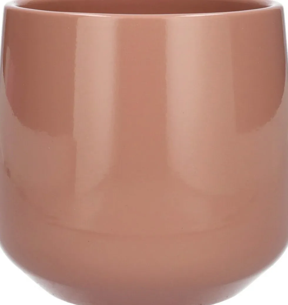 Duif bloempot Puglia roze D 14,5 H 13,5 cm