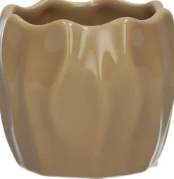 Duif bloempot Sari bruin D 8,3 H 7,3 cm