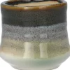 Duif bloempot Stuart groen / wit D 8,3 H 7,4 cm