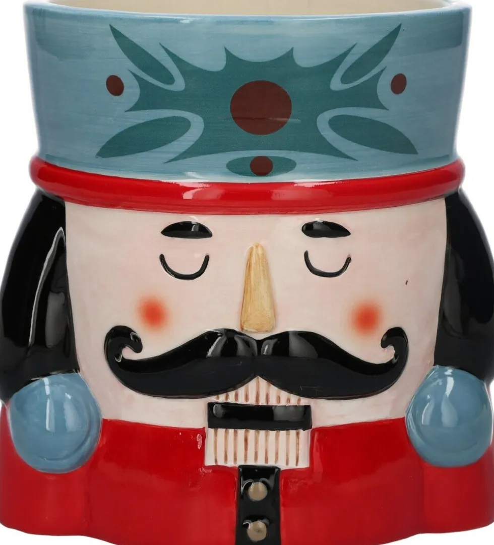 Duif bloempot Toffy blauw 14 x 12 x 14 cm