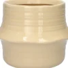 Duif bloempot Valino beige D 17,3 H 13,4 cm
