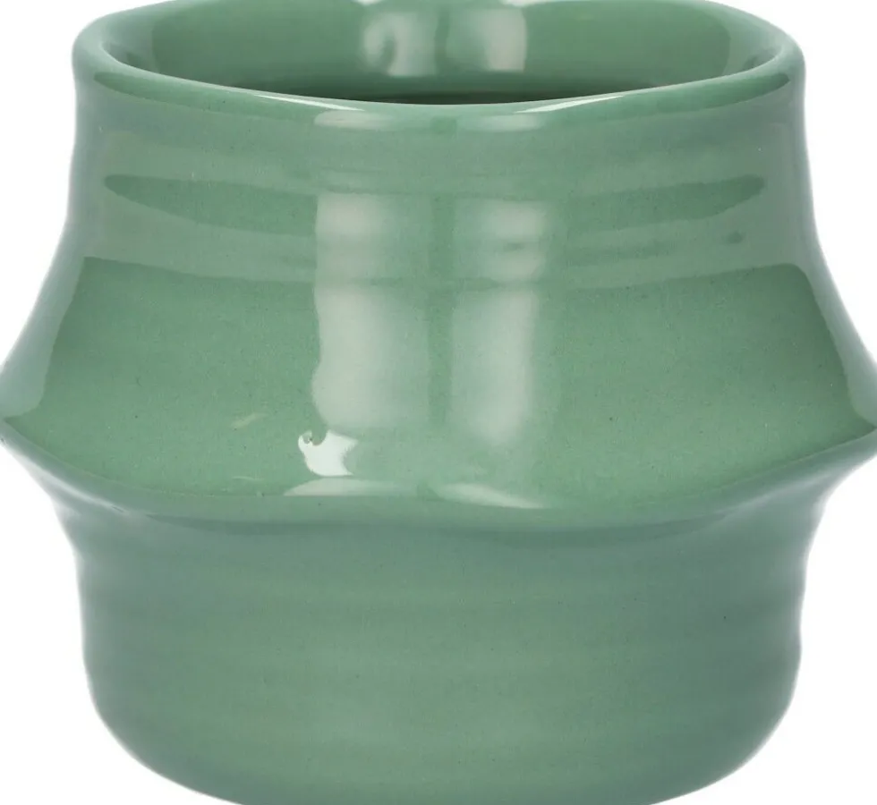 Duif bloempot Valino groen D 9 H 7,2 cm