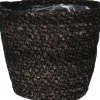 Duif plantenmand Roan zwart D 14,3 H 11,7 cm