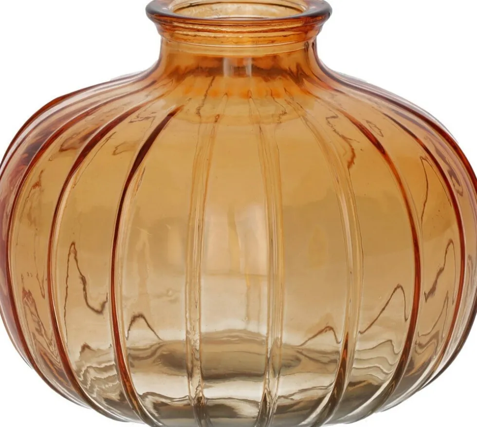Duif vaas Carmen oranje D 10,5 H 8,5 cm