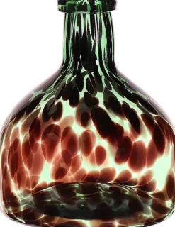 Duif vaas Jane bruin / groen D 17,5 H 21,5 cm