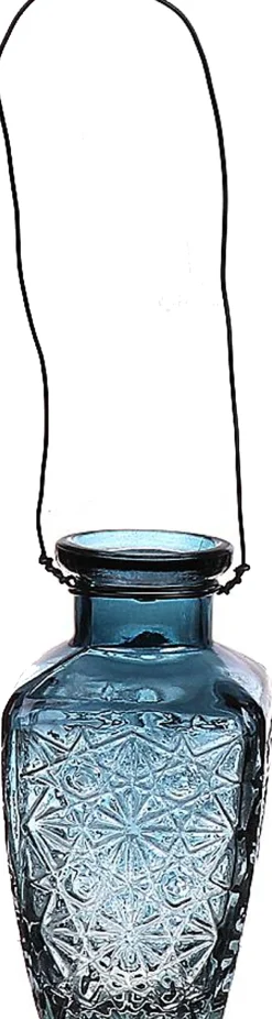 Duif vaas Louvre blauw D 6 H 12 cm