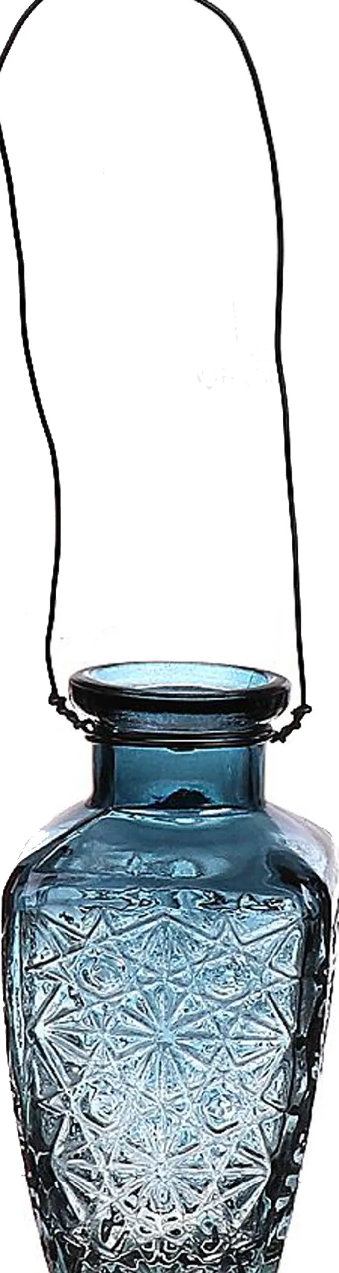 Duif vaas Louvre blauw D 6 H 12 cm
