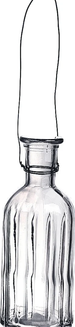 Duif vaas Louvre transparant D 7 H 19 cm