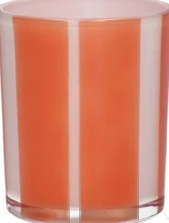 Duif vaas oranje D 7 H 8 cm