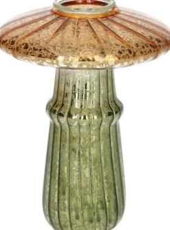 Duif vaas Shiitake bruin / groen D 9 H 12 cm