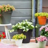 Easyday bloempot Smile zwart D 39 H 34,7 cm