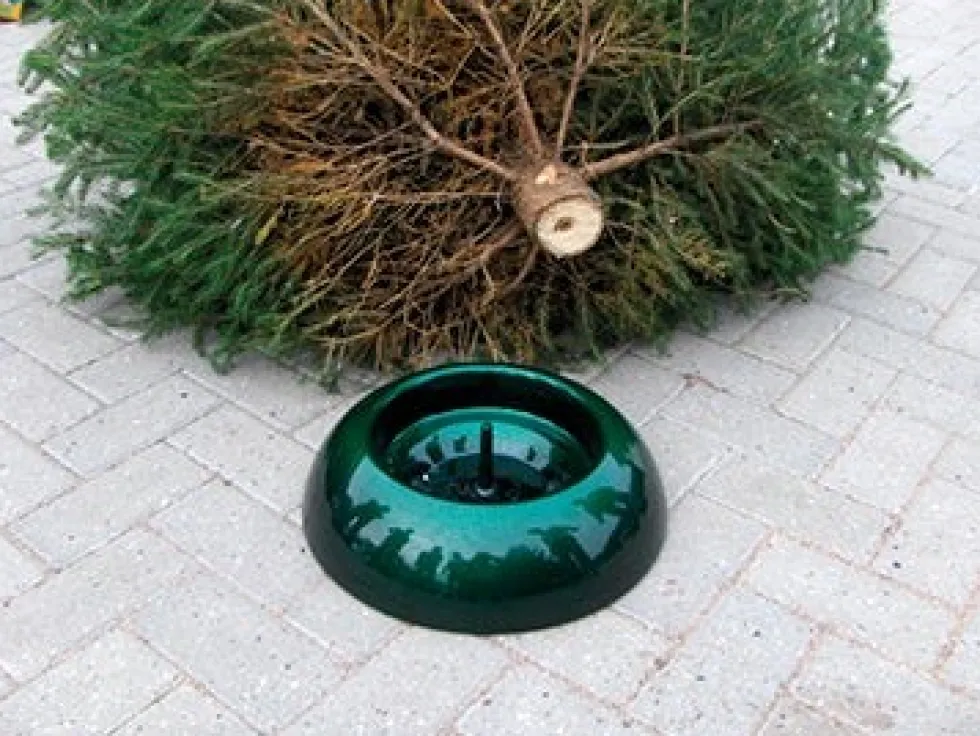 EasyFix kerstboomstandaard metaal donkergrijs D 39 cm