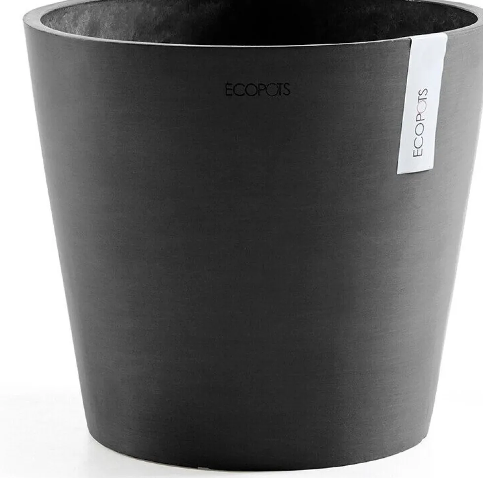 Ecopots bloempot Amsterdam donkergrijs D 40 H 35 cm