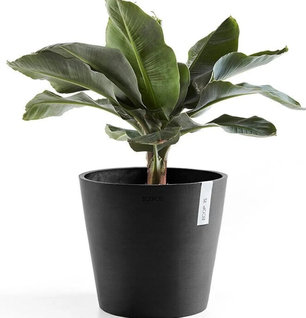 Ecopots bloempot Amsterdam donkergrijs D 40 H 35 cm