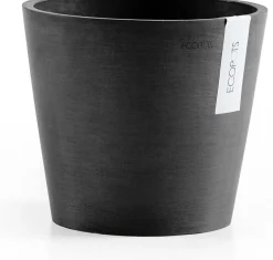 Ecopots bloempot Amsterdam donkergrijs D 20 H 17,1 cm
