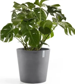 Ecopots bloempot Amsterdam grijs D 50 H 44 cm