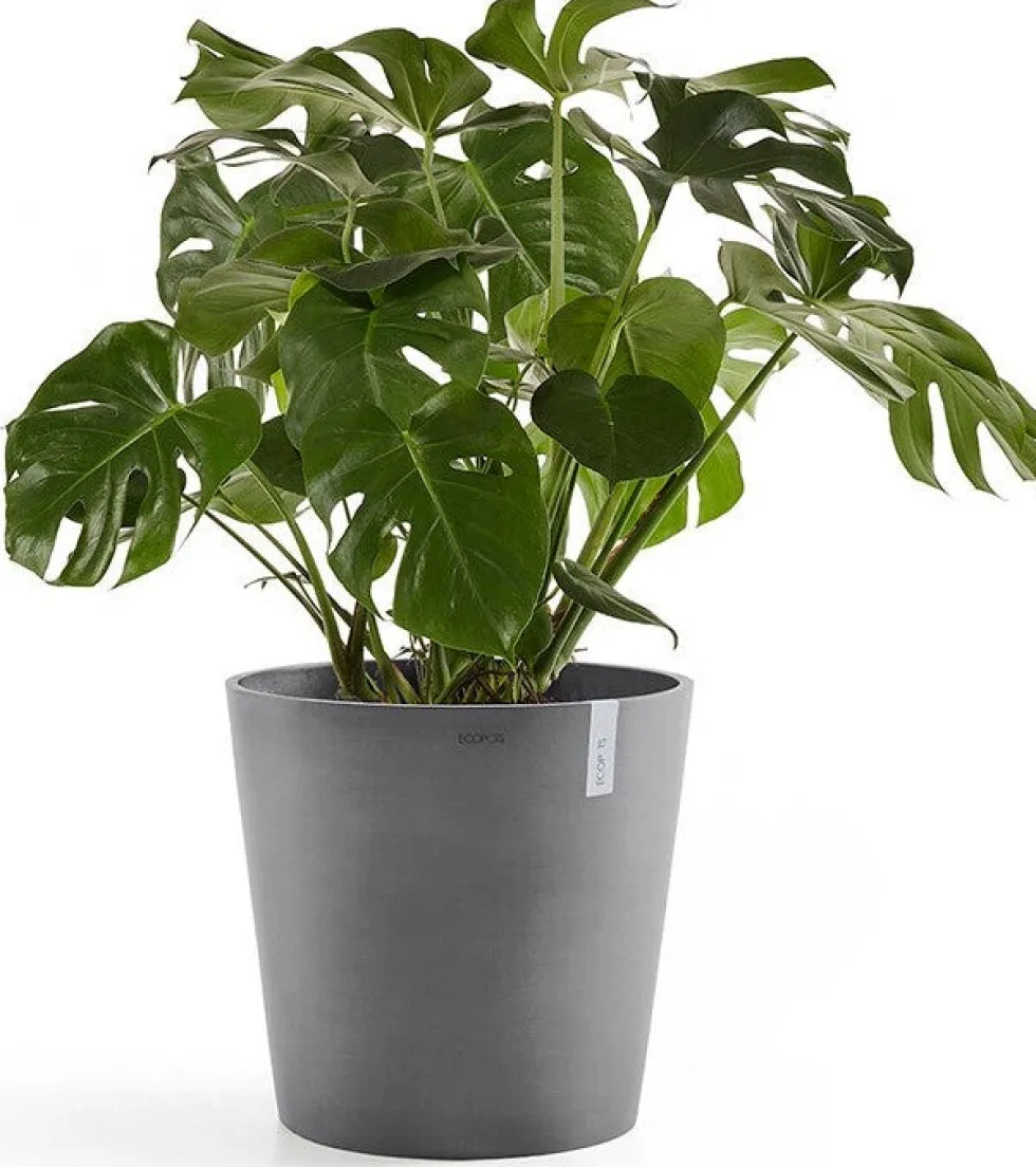 Ecopots bloempot Amsterdam grijs D 50 H 44 cm
