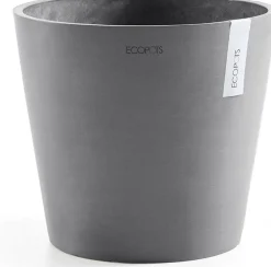 Ecopots bloempot Amsterdam grijs D 30 H 26,3 cm