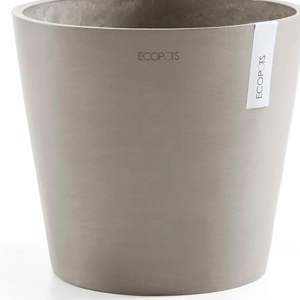 Ecopots bloempot Amsterdam taupe D 30 H 26,3 cm