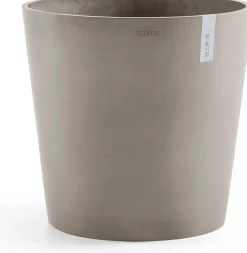 Ecopots bloempot Amsterdam taupe D 50 H 44 cm