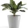 Ecopots bloempot Amsterdam wit grijs D 40 H 35 cm