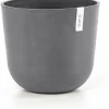 Ecopots bloempot Oslo grijs D 35 H 30,5 cm