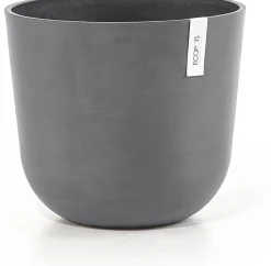 Ecopots bloempot Oslo grijs D 35 H 30,5 cm