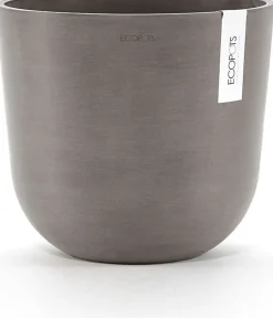Ecopots bloempot Oslo taupe D 25 H 21,8 cm