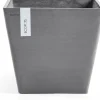 Ecopots bloempot Rotterdam grijs 30 x 30 x 26 cm