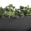 Ecopots plantenbak Bruges donkergrijs 65 x 20 x 20 cm