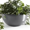 Ecopots plantenschaal Brussels grijs D 25 H 12 cm