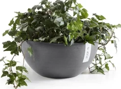Ecopots plantenschaal Brussels grijs D 25 H 12 cm