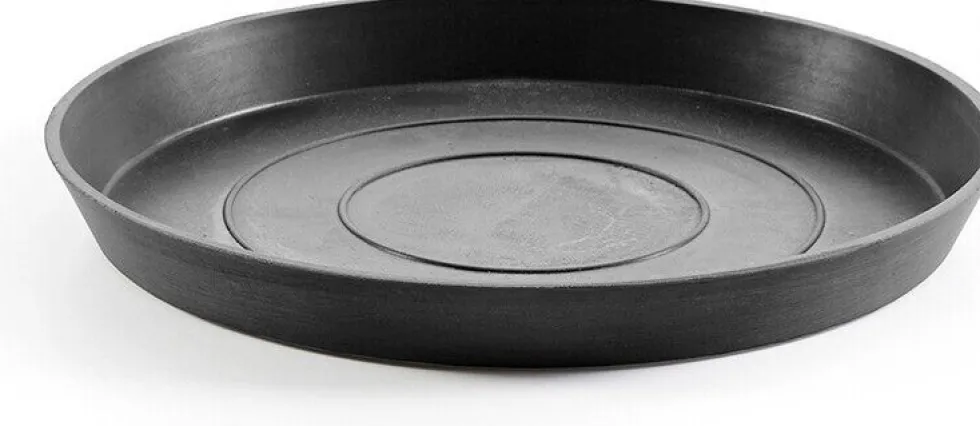 Ecopots plantenschotel Amsterdam donkergrijs D 28,7 H 3 cm