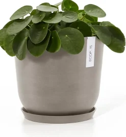 Ecopots plantenschotel Amsterdam taupe D 21 H 2,5 cm