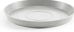 Ecopots plantenschotel Amsterdam wit grijs D 28,7 H 3 cm