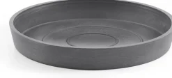 Ecopots plantenschotel Amsterdam grijs D 18 H 2,5 cm