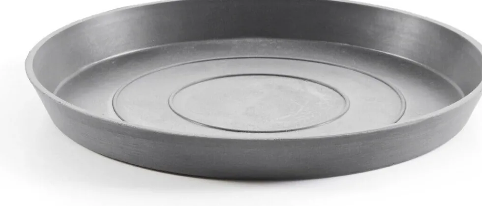Ecopots plantenschotel Amsterdam grijs D 21 H 2,5 cm