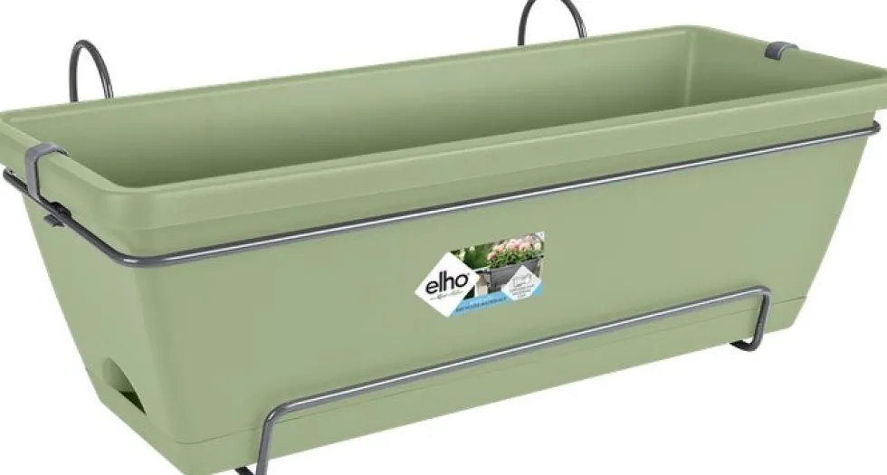 Elho balkonbak Barcelona groen 49,5 x 27,5 x 18,5 cm