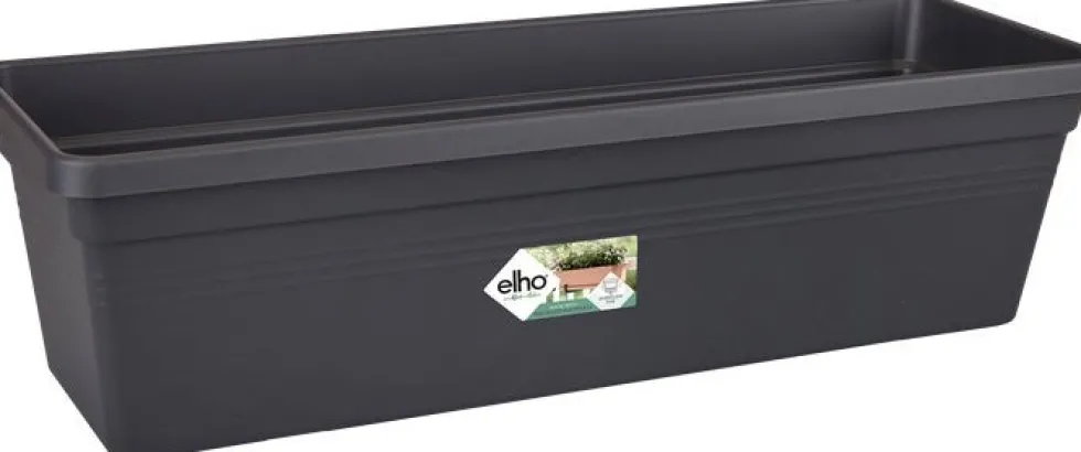 Elho balkonbak Green Basics zwart 79 x 16,5 x 14 cm