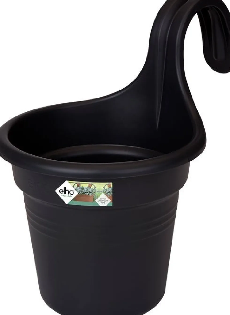 Elho balkonbak Green Basics zwart D 18 H 25,5 cm