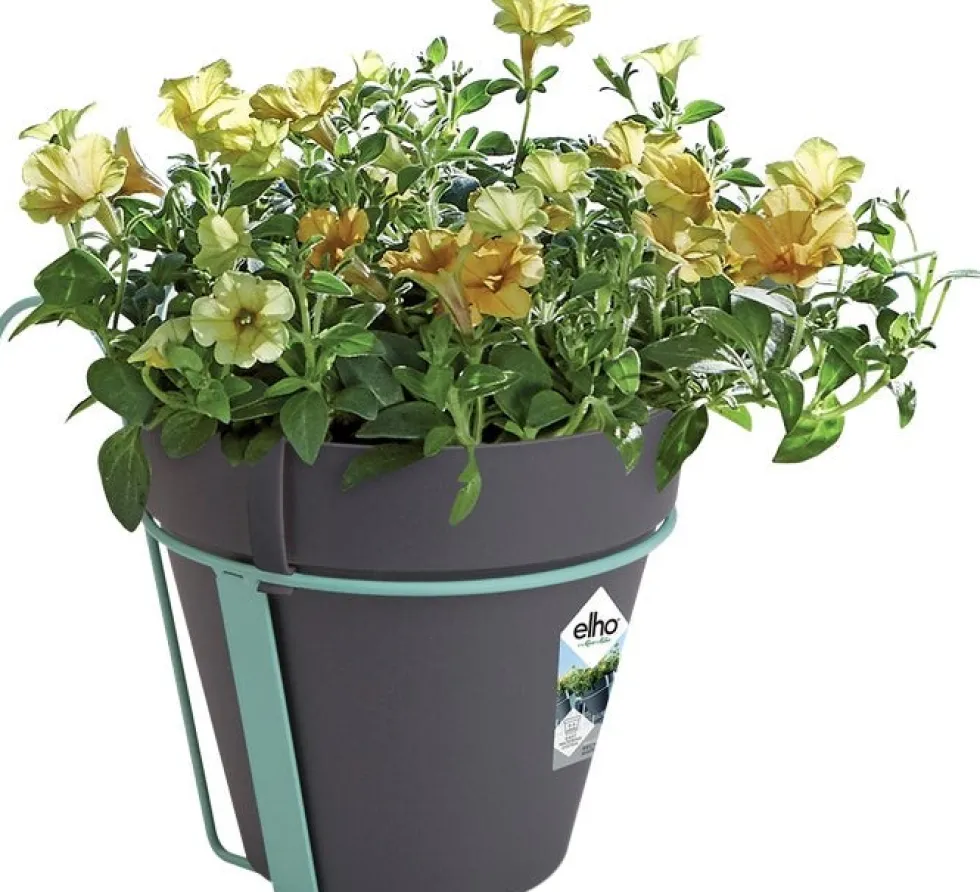 Elho balkonbak Loft Urban antraciet D 28 H 20 cm