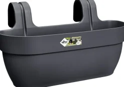 Elho balkonbak Vibia Campana Easy Hanger antraciet 46 x 24,1 x 26,5 cm