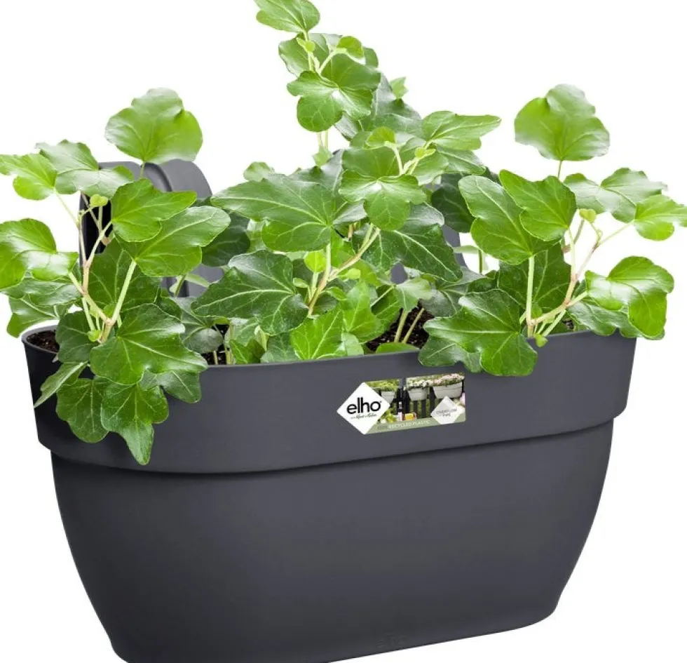 Elho balkonbak Vibia Campana Easy Hanger antraciet 36 x 24,1 x 26,5 cm