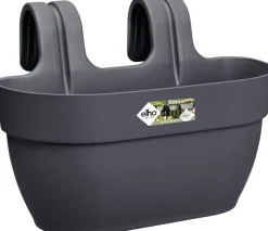 Elho balkonbak Vibia Campana Easy Hanger antraciet 36 x 24,1 x 26,5 cm