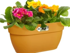 Elho balkonbak Vibia Campana Easy Hanger geel 36 x 24,1 x 26,5 cm