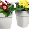 Elho balkonbak Vibia Campana Flower Twin wit 20,5 x 38,4 x 26,5 cm