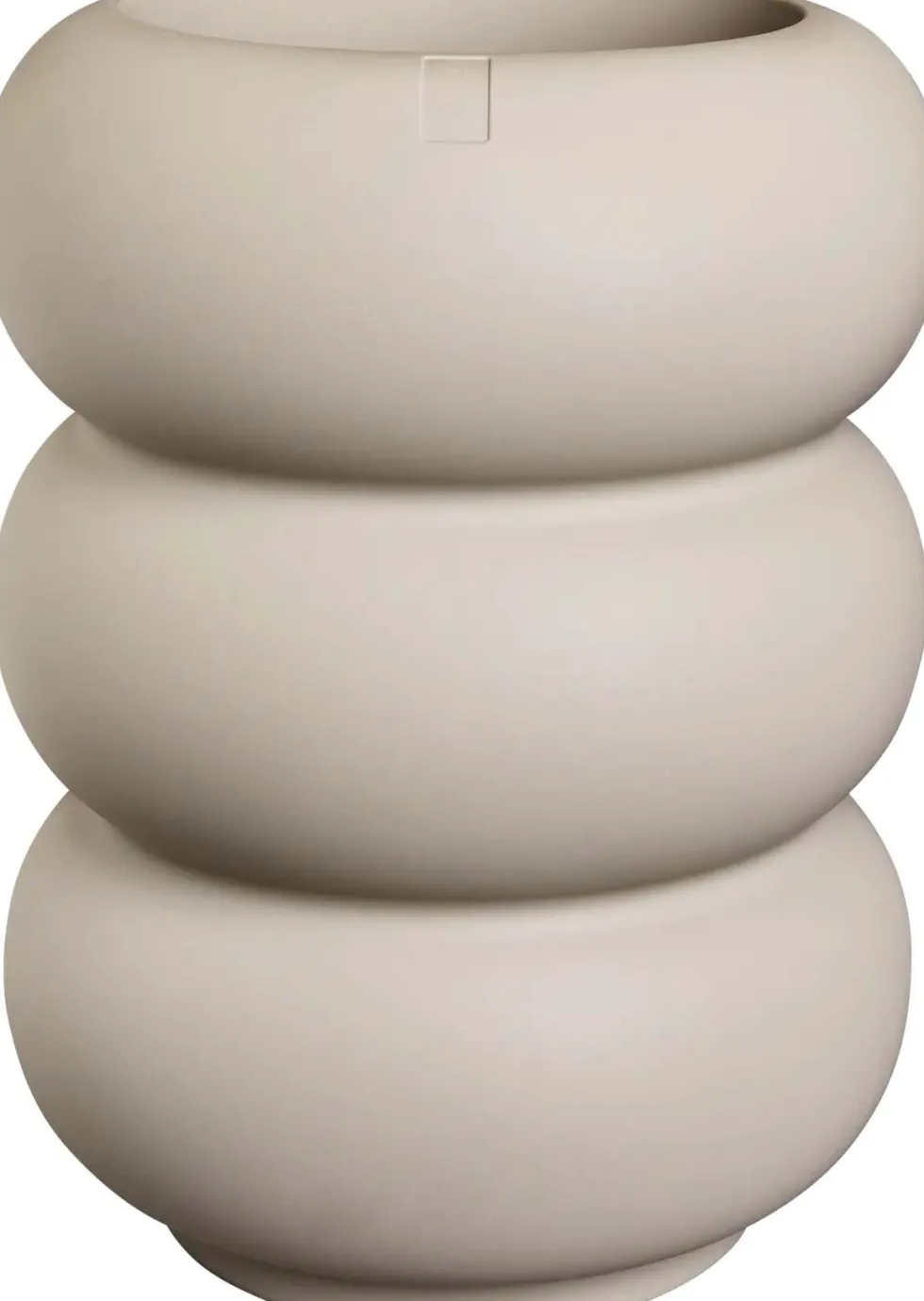 Elho bloempot Amber Roll beige D 43 H 58 cm